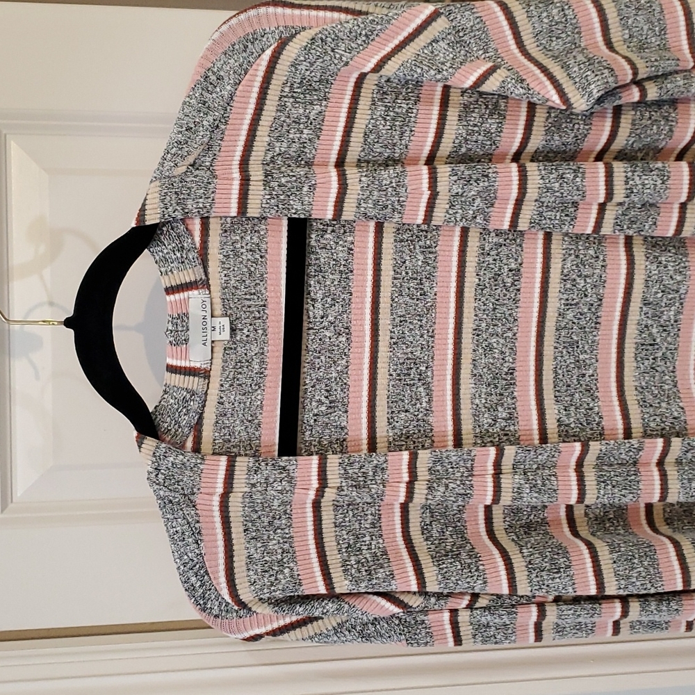 Allison Joy striped cardigan sweater